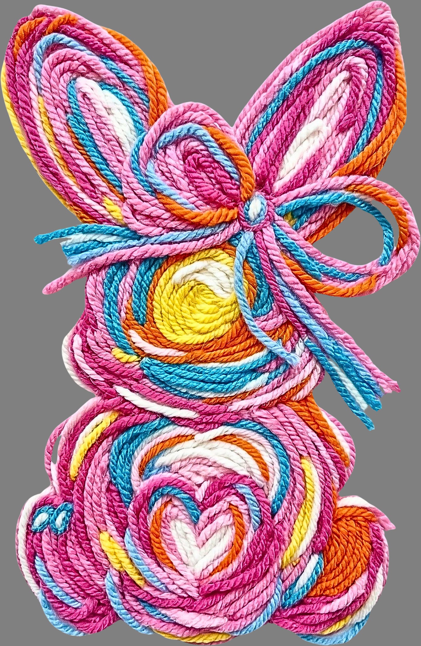 DTF Transfer – EO Yarn Bunny Multi Sizes