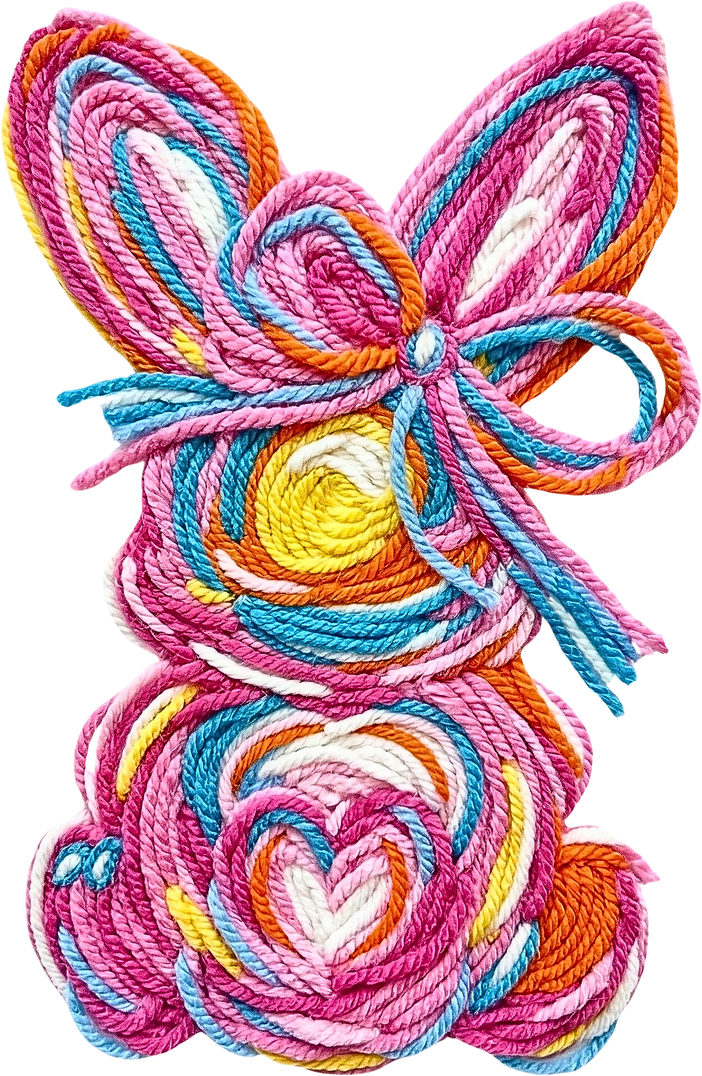 DTF Transfer – EO Yarn Bunny Multi Sizes