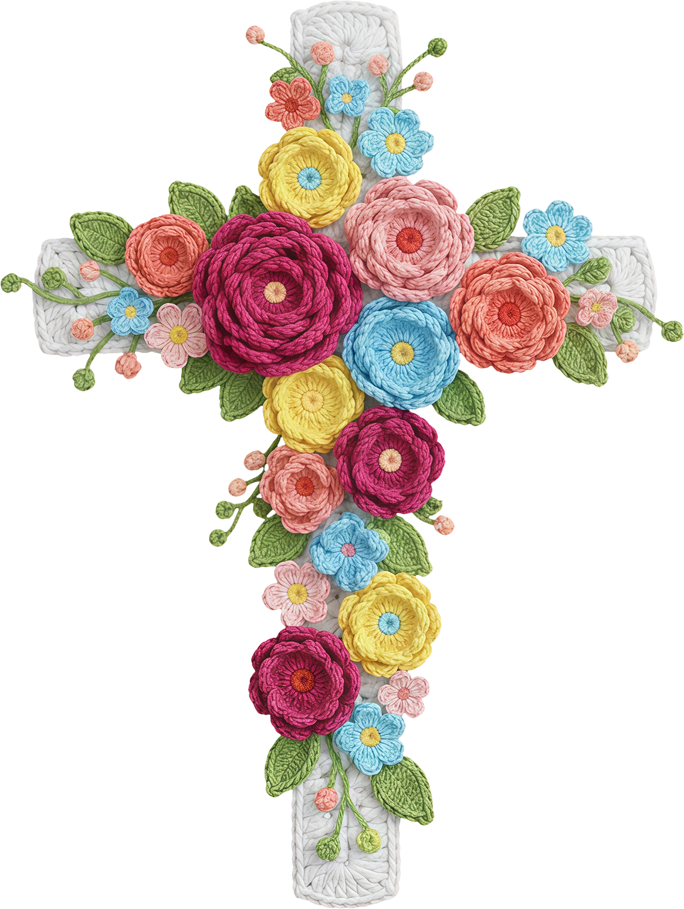 DTF Transfer – Yarn Cross Multi Sizes (RE-CR003)