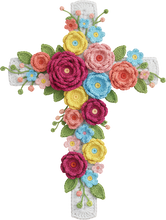 Load image into Gallery viewer, DTF Transfer – Yarn Cross Multi Sizes (RE-CR003)
