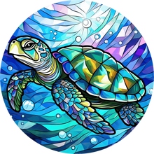 Load image into Gallery viewer, DTF Transfer – Turtle Swimming Multi Sizes (AN-TR002)
