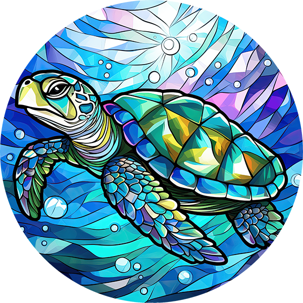 DTF Transfer – Turtle Swimming Multi Sizes (AN-TR002)