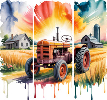 Load image into Gallery viewer, DTF Transfer – Tractor Scene Multi Sizes (FA-SC001)
