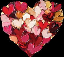 Load image into Gallery viewer, DTF Transfer – Paint Heart Multi Sizes (HR-PT001)
