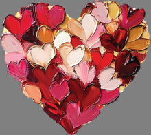 Load image into Gallery viewer, DTF Transfer – Paint Heart Multi Sizes (HR-PT001)
