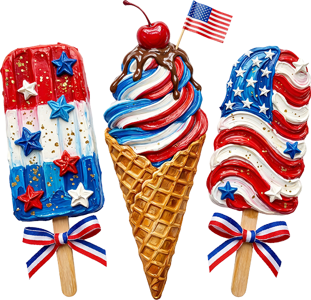 DTF Transfer – USA Popsicle Multi Sizes (FO-PS006)
