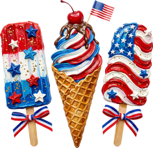 Load image into Gallery viewer, DTF Transfer – USA Popsicle Multi Sizes (FO-PS006)
