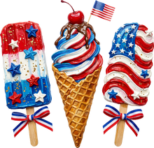Load image into Gallery viewer, DTF Transfer – USA Popsicle Multi Sizes (FO-PS006)
