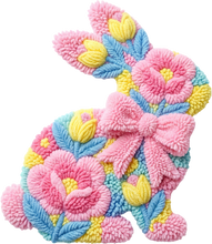 Load image into Gallery viewer, DTF Transfer – FP Yarn Easter Bunny Multi Sizes
