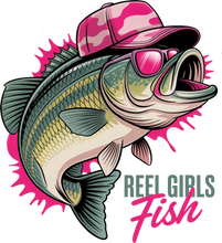Load image into Gallery viewer, DTF Transfer – FT Reel Girls Fish Multi Sizes
