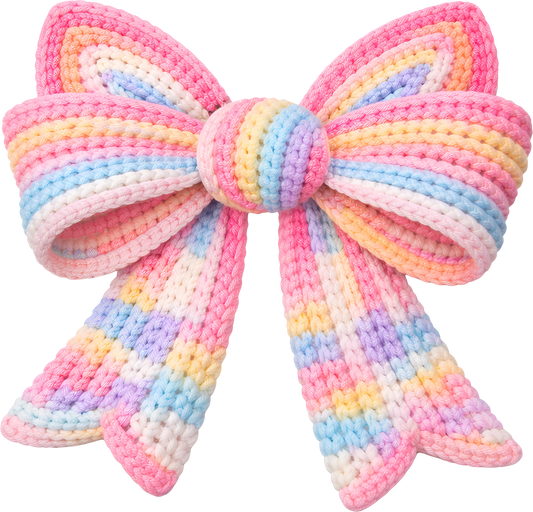 DTF Transfer – FW Yarn Bow Ears Multi Sizes