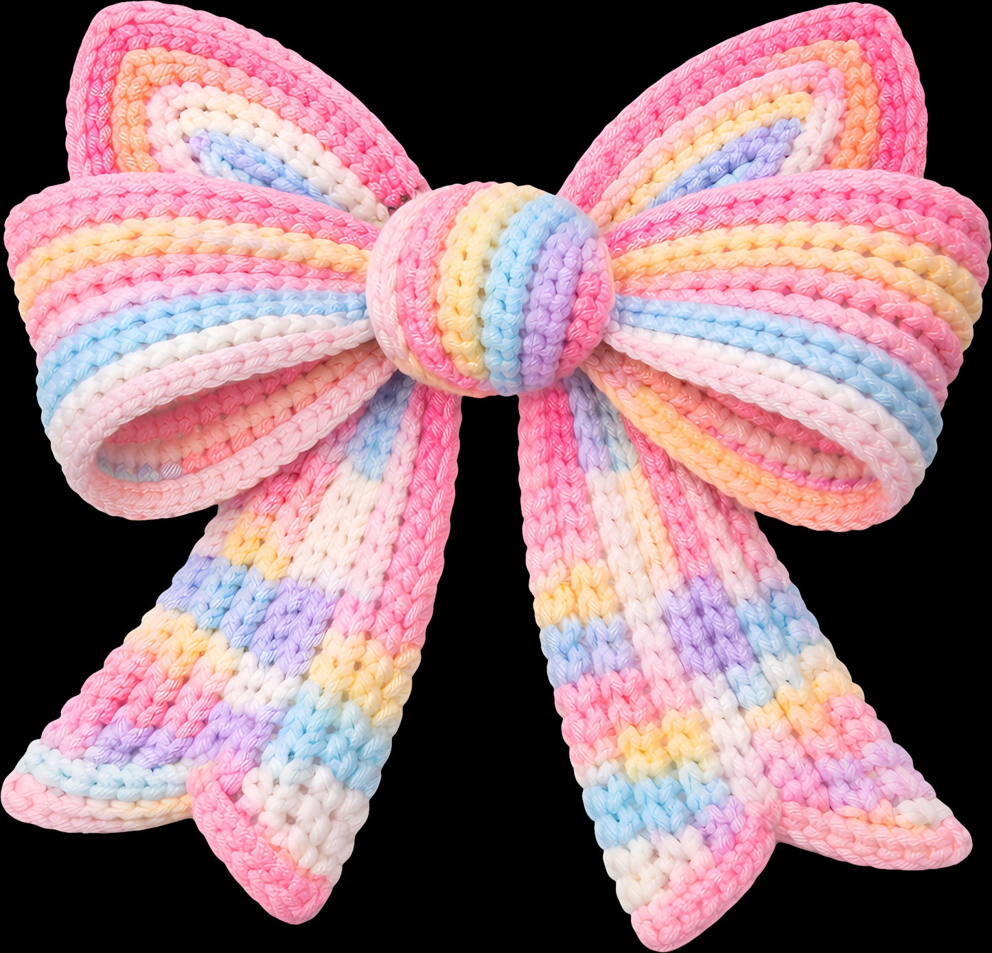 DTF Transfer – FW Yarn Bow Ears Multi Sizes
