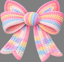 Load image into Gallery viewer, DTF Transfer – FW Yarn Bow Ears Multi Sizes

