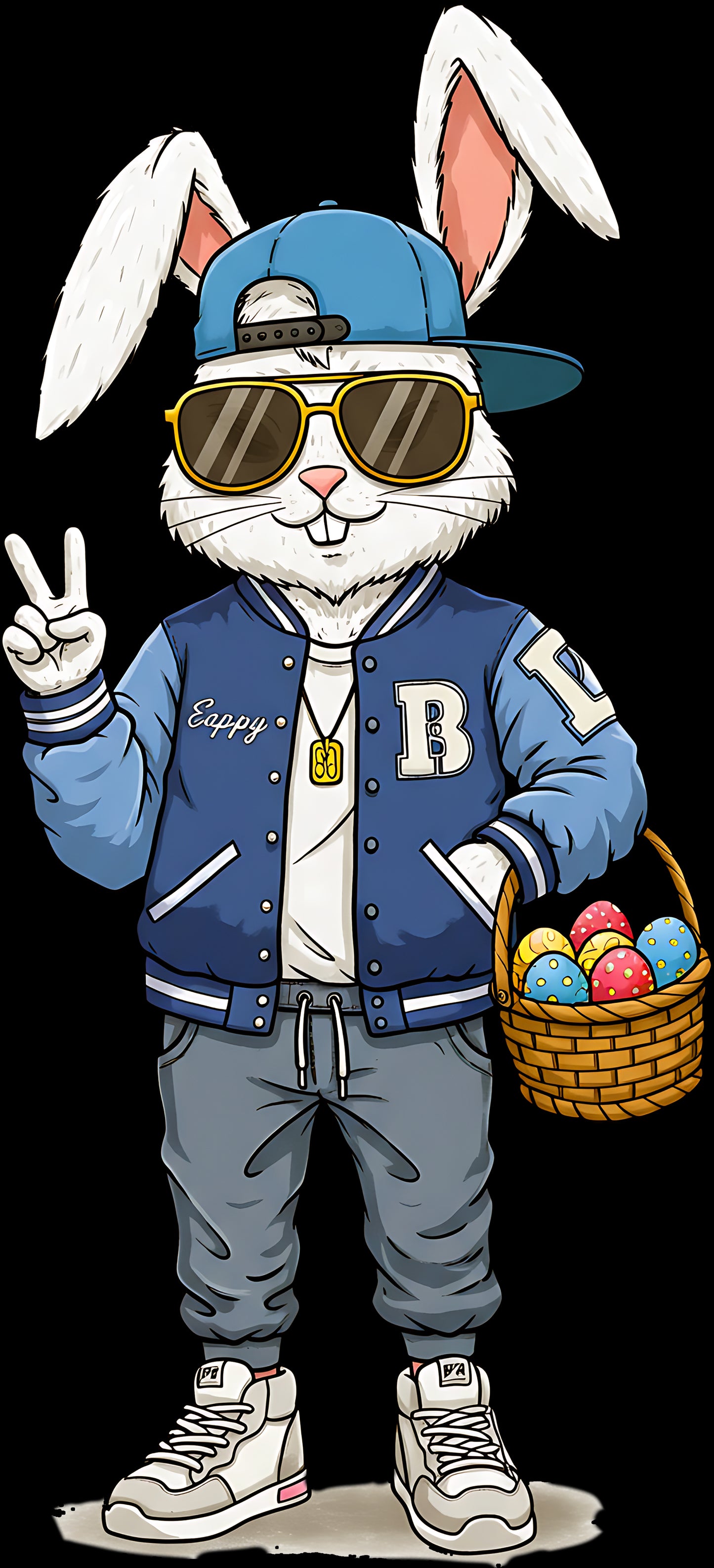 DTF Transfer – FX Cool Bunny Multi Sizes