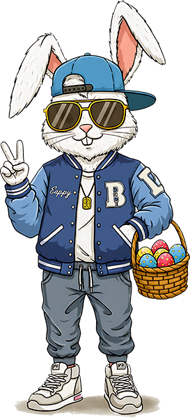 DTF Transfer – FX Cool Bunny Multi Sizes