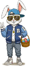 Load image into Gallery viewer, DTF Transfer – FX Cool Bunny Multi Sizes
