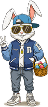Load image into Gallery viewer, DTF Transfer – FX Cool Bunny Multi Sizes
