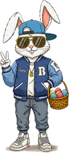 Load image into Gallery viewer, DTF Transfer – FX Cool Bunny Multi Sizes
