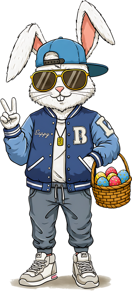 DTF Transfer – FX Cool Bunny Multi Sizes