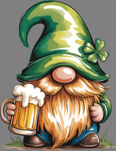 Load image into Gallery viewer, DTF Transfer – FY St Patrick's Gnome Multi Sizes

