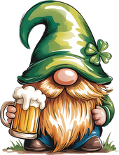 Load image into Gallery viewer, DTF Transfer – FY St Patrick's Gnome Multi Sizes
