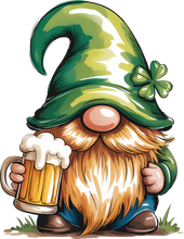 Load image into Gallery viewer, DTF Transfer – FY St Patrick's Gnome Multi Sizes
