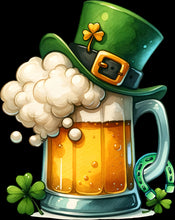 Load image into Gallery viewer, DTF Transfer – FZ St Patrick's Day Beer With Hat Multi Sizes
