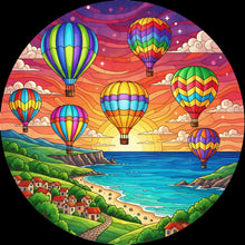Load image into Gallery viewer, DTF Transfer – Hot Air Balloon Multi Sizes (BA-HA002)
