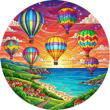 Load image into Gallery viewer, DTF Transfer – Hot Air Balloon Multi Sizes (BA-HA002)
