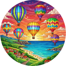 Load image into Gallery viewer, DTF Transfer – Hot Air Balloon Multi Sizes (BA-HA002)
