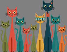Load image into Gallery viewer, DTF Transfer – Cats Together Multi Sizes (AN-CT001)
