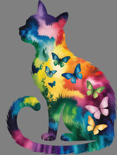 Load image into Gallery viewer, DTF Transfer – GJ Cat Butterfly Multi Sizes
