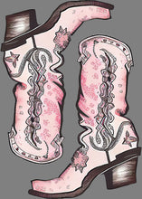 Load image into Gallery viewer, DTF Transfer – Cow Girl Boots Multi Sizes (CO-AC003)
