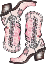 Load image into Gallery viewer, DTF Transfer – Cow Girl Boots Multi Sizes (CO-AC003)
