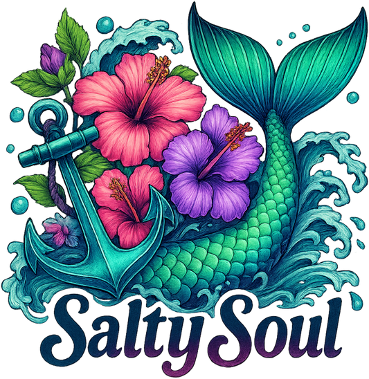 DTF Transfer – Salty Soul Multi Sizes (NA-SC001)