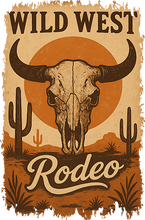 Load image into Gallery viewer, DTF Transfer – Wild West Rodeo Multi Sizes (CO-RD001)
