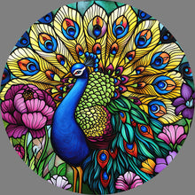 Load image into Gallery viewer, DTF Transfer – Glass Peacock Multi Sizes (AN-PE001)
