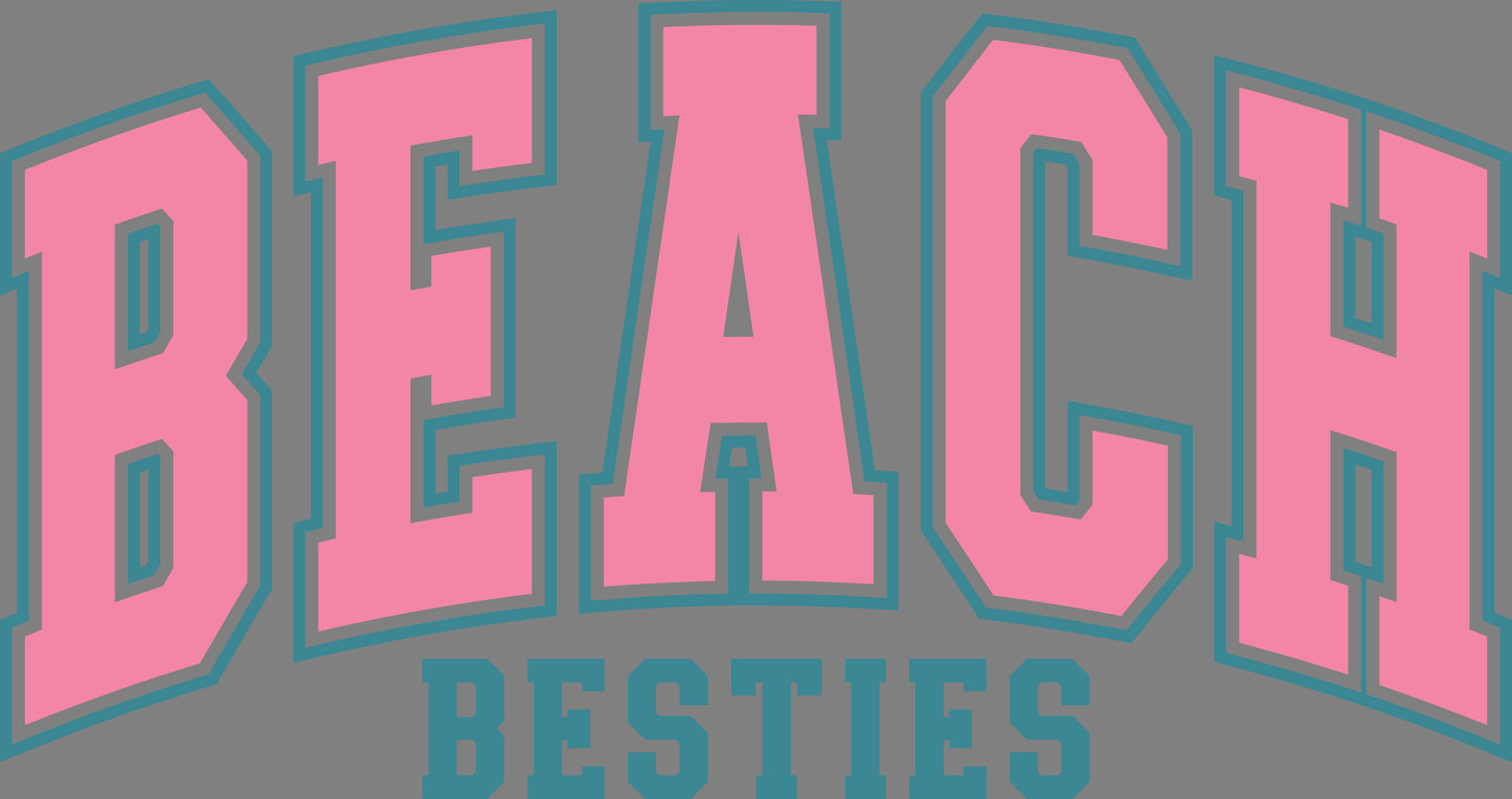 DTF Transfer – Beach Besties Multi Sizes (BE-TX001)