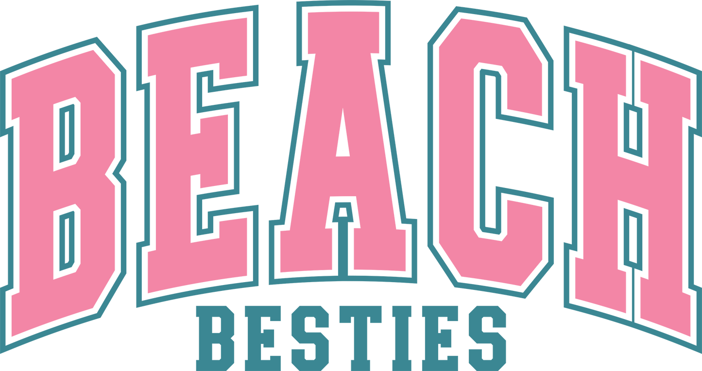 DTF Transfer – Beach Besties Multi Sizes (BE-TX001)
