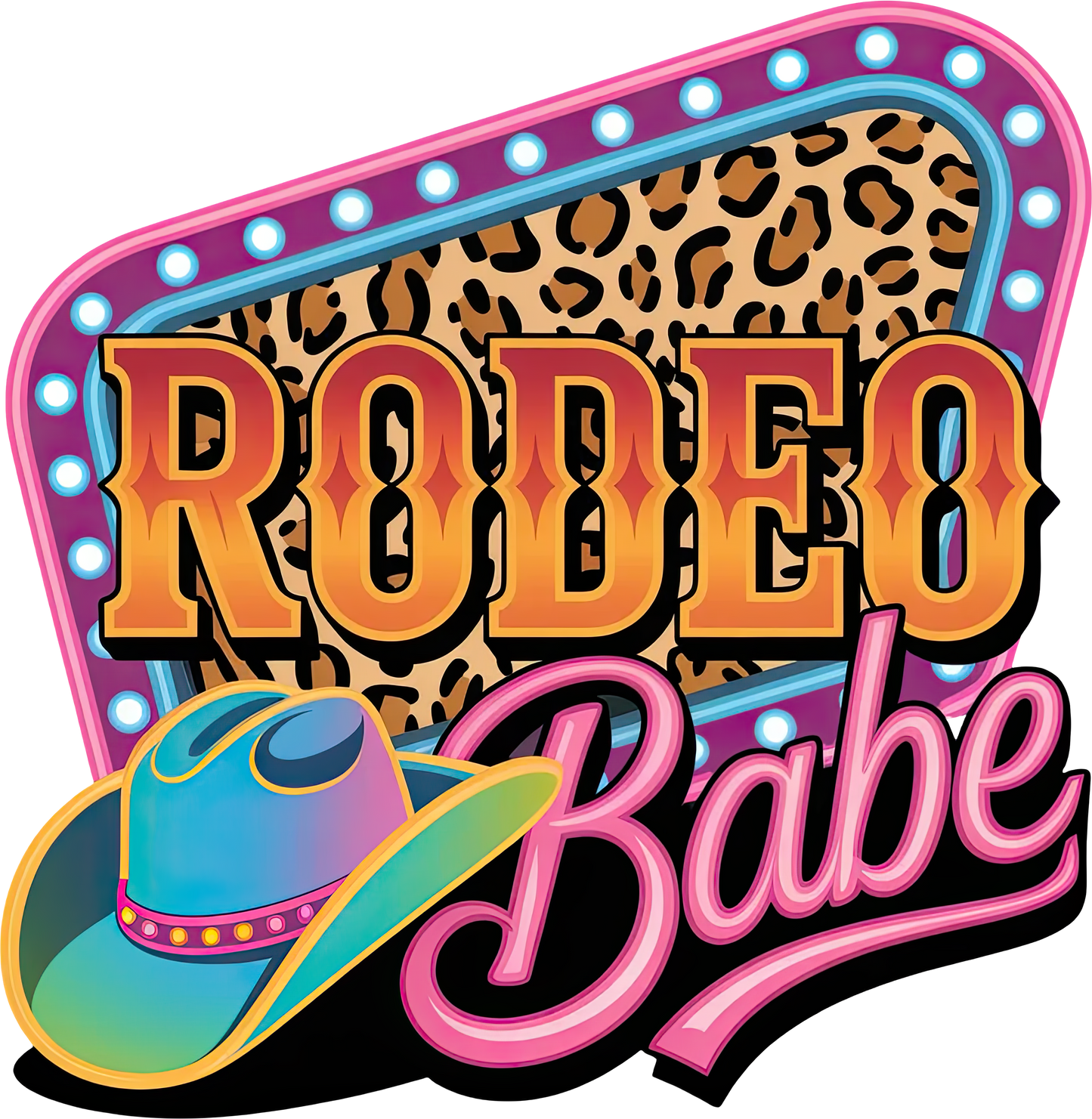 DTF Transfer – GV Rodeo Babe Multi Sizes