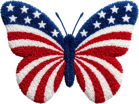 DTF Transfer – American Butterfly Multi Sizes (PA-FL010)