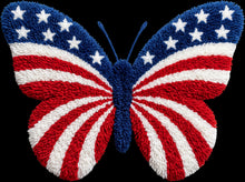 Load image into Gallery viewer, DTF Transfer – American Butterfly Multi Sizes (PA-FL010)
