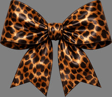 Load image into Gallery viewer, DTF Transfer – Leopard Bow Multi Sizes (BW-ST001)
