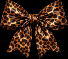 Load image into Gallery viewer, DTF Transfer – Leopard Bow Multi Sizes (BW-ST001)
