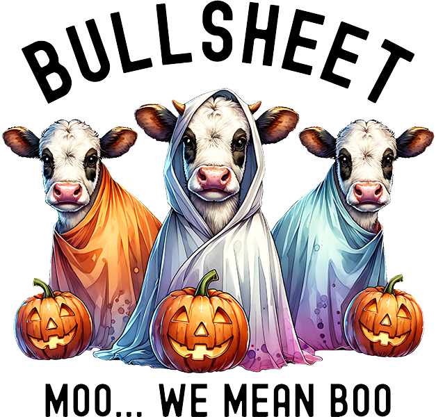DTF Transfer – Bull Sheet Multi Sizes (HA-AN004)