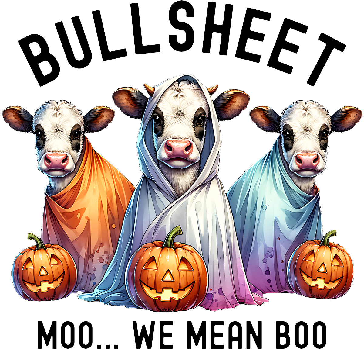 DTF Transfer – Bull Sheet Multi Sizes (HA-AN004)