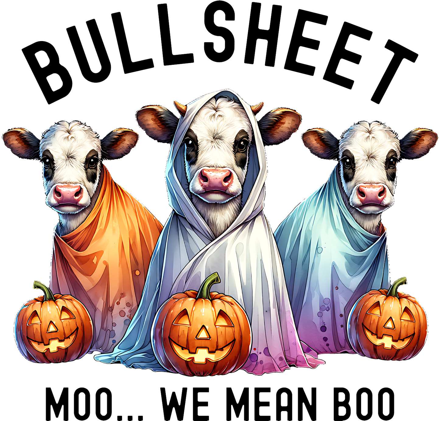 DTF Transfer – Bull Sheet Multi Sizes (HA-AN004)