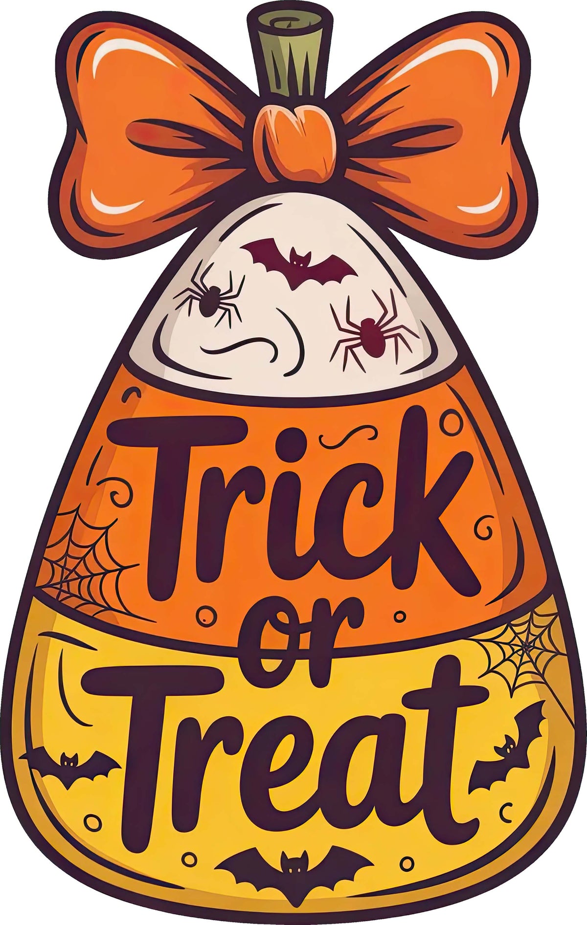 DTF Transfer – Candy Corn TrickTreat Multi Sizes (HA-CC003)
