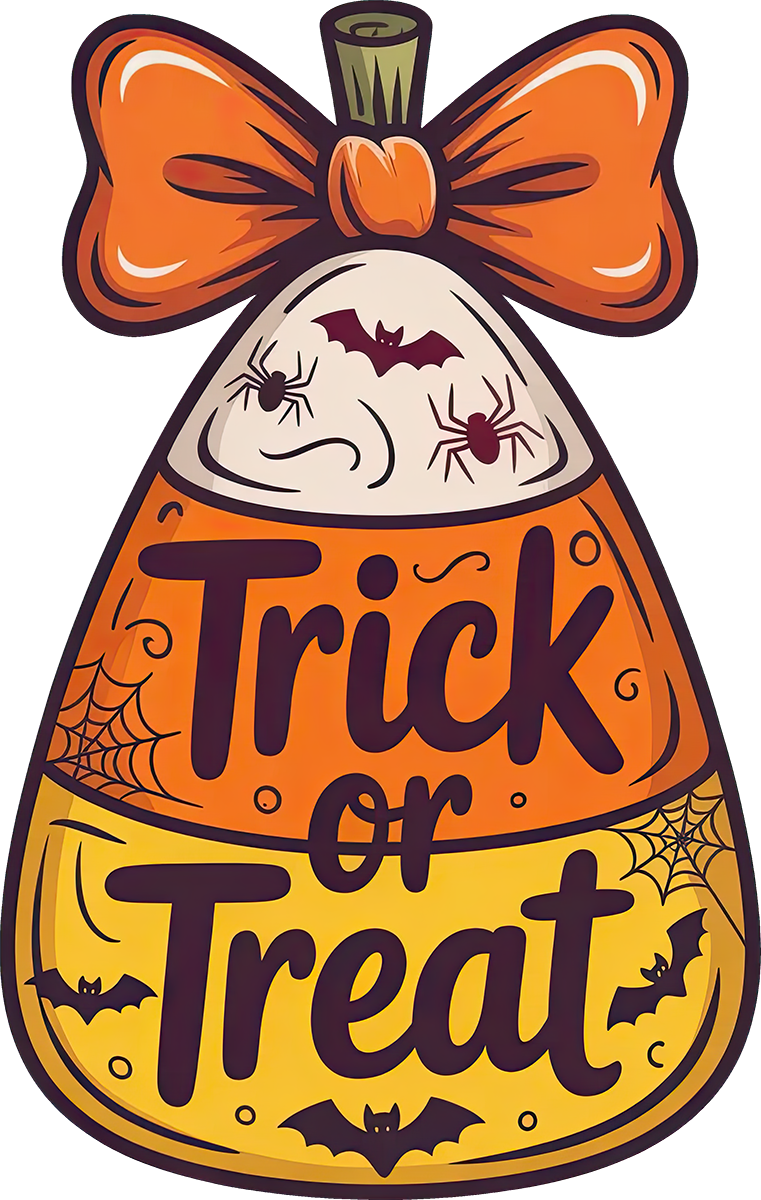DTF Transfer – Candy Corn TrickTreat Multi Sizes (HA-CC003)