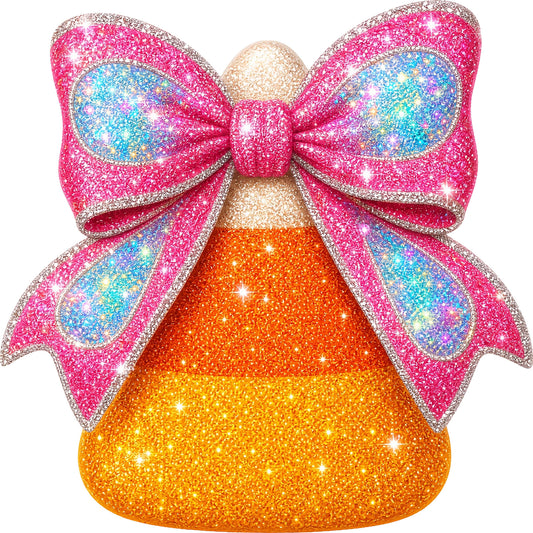 DTF Transfer – Glitter Candy Corn Multi Sizes (HA-CC004)